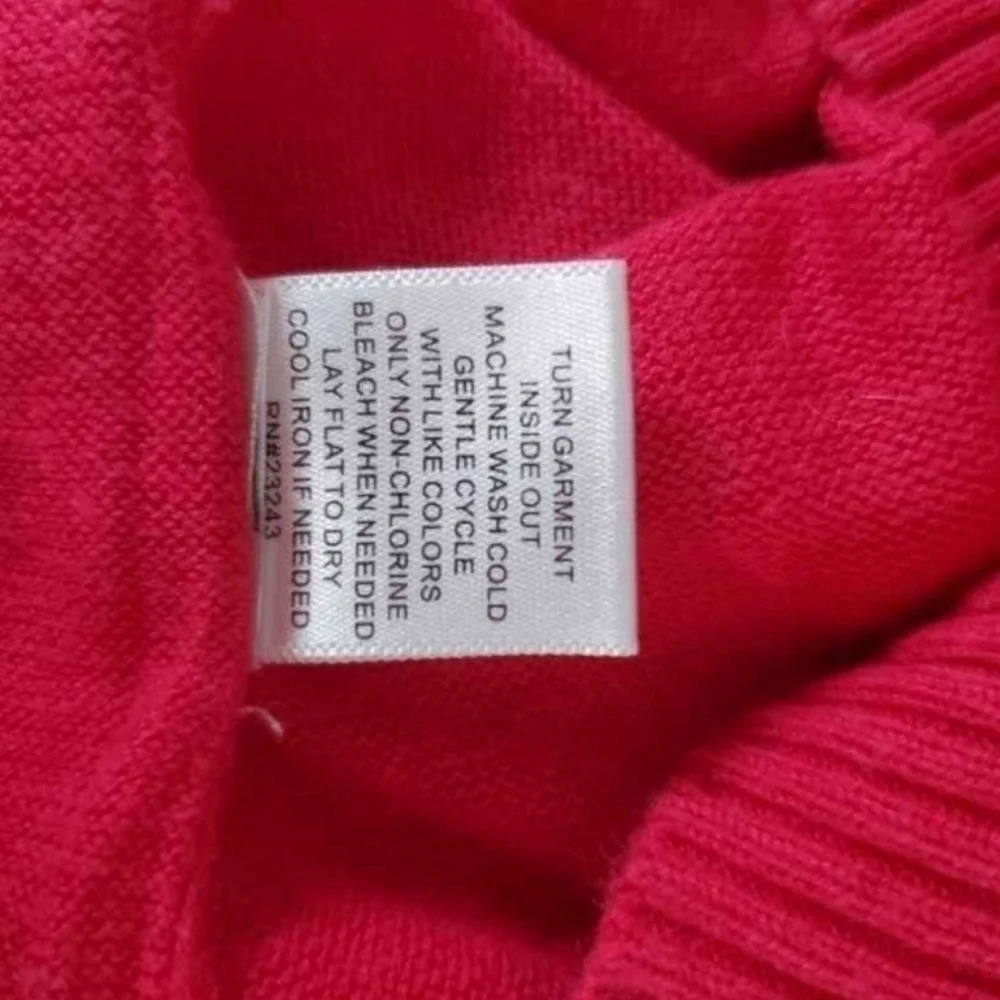 New York & Company Pink V-Neck Long Sleeve Button Down Cardigan Medium Sweater - Picture 7 of 9